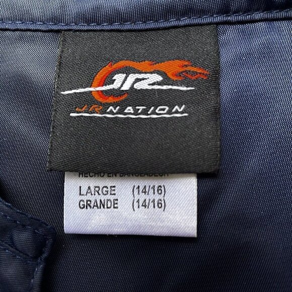Nascar National Guard Dale Jr 88 Navy Full Zip Windbreaker Jacket Women’s S/M - Picture 9 of 11
